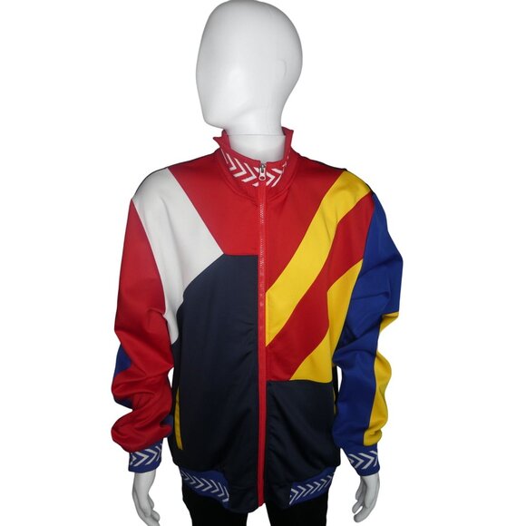 Reason Courtside Multicolor Men's Track Jacket Size XXL - Picture 1 of 7
